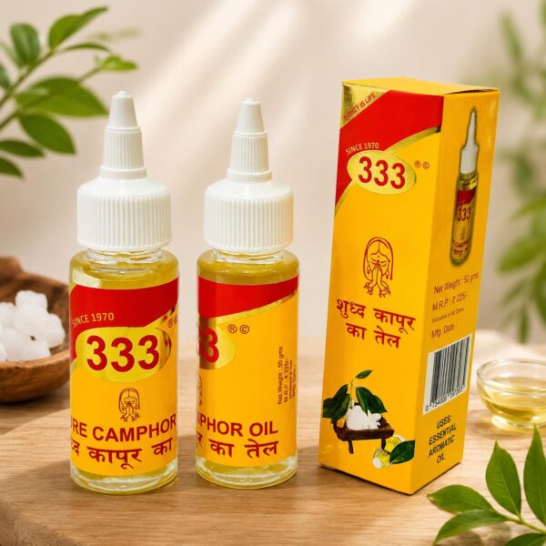 CAMPHOR OIL 50g DROPPER BOTTLE