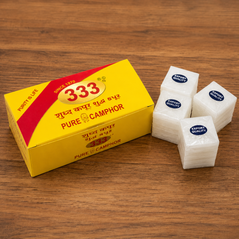 8 PKTS × 5 TABLETS 400g BOX BIG CAMPHOR CUBES (1½ Inch Tablet)